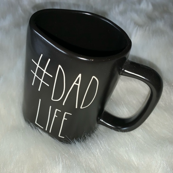 NEW! RAE DUNN “Dad Life” Ceramic Mug, Black, NWT - Picture 3 of 10